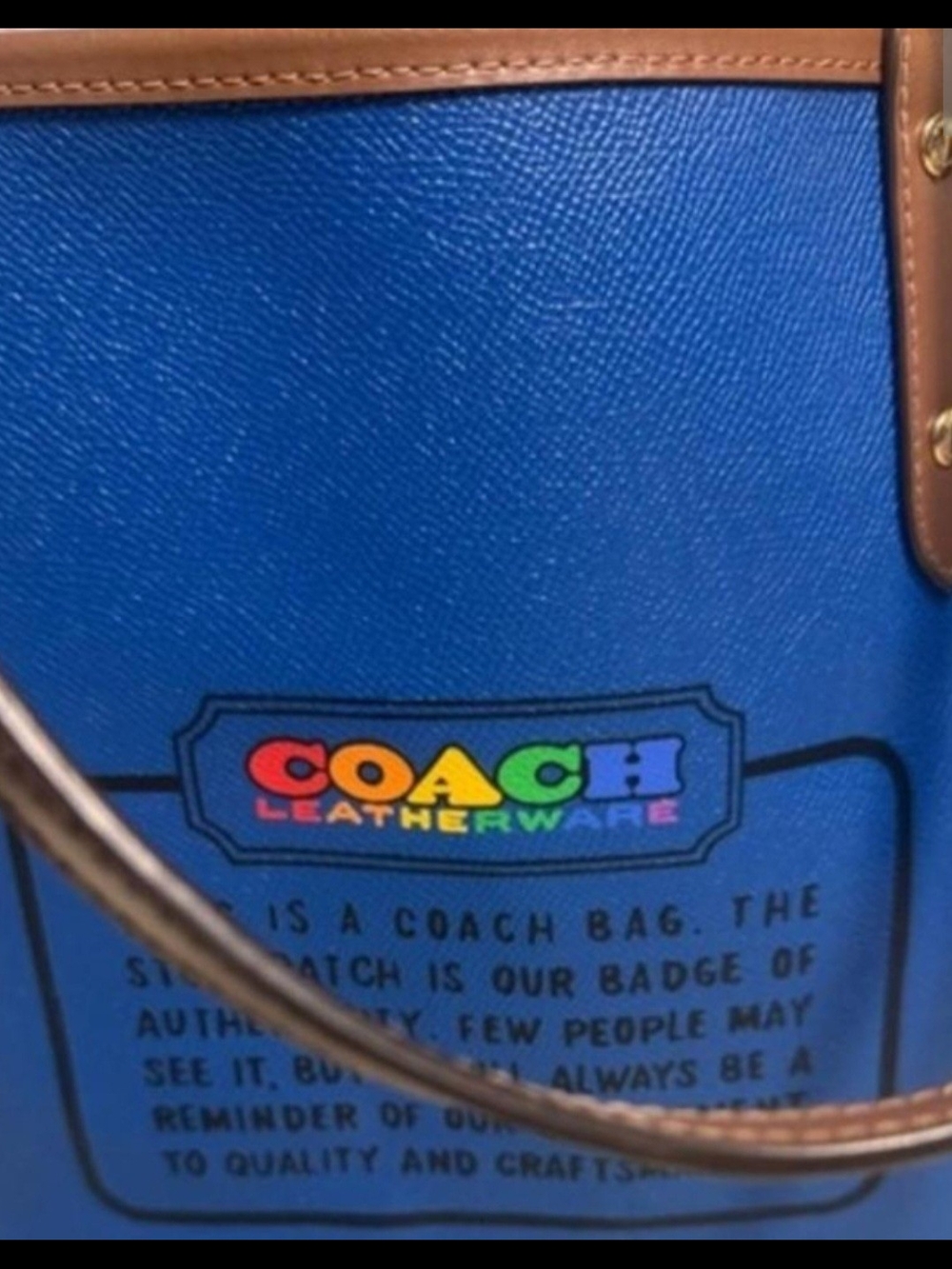 Coach Limited/Rare Pride SET Reversible LG Tote W/ Matching Wallet. - Picture 12 of 13